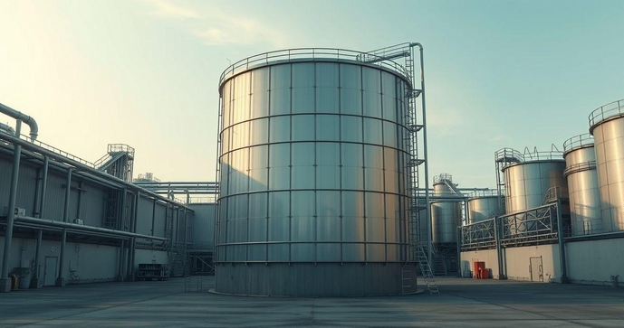 Tanque cilíndrico vertical: vantagens e aplicações essenciais